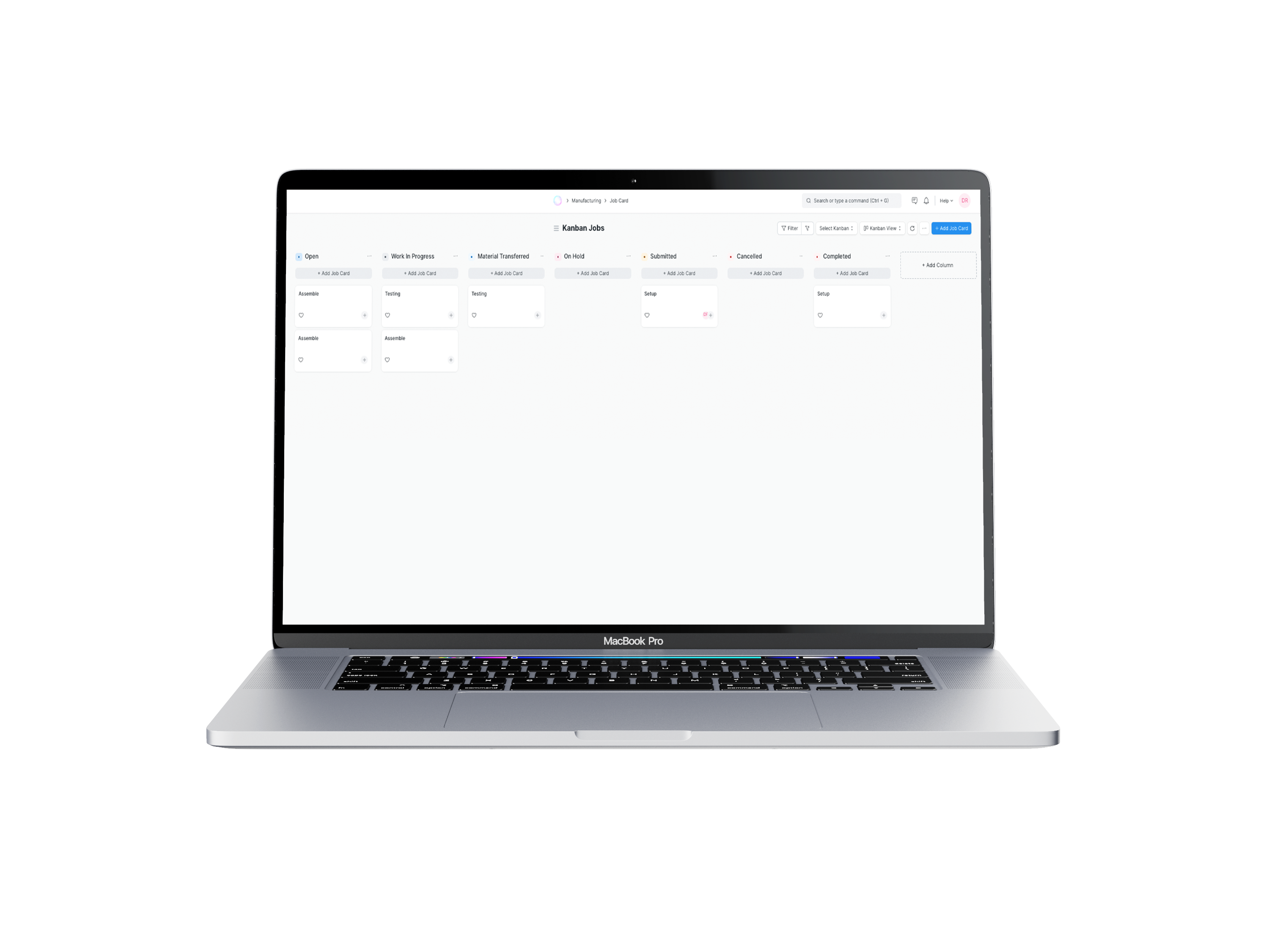 Manufacturing Dashboard