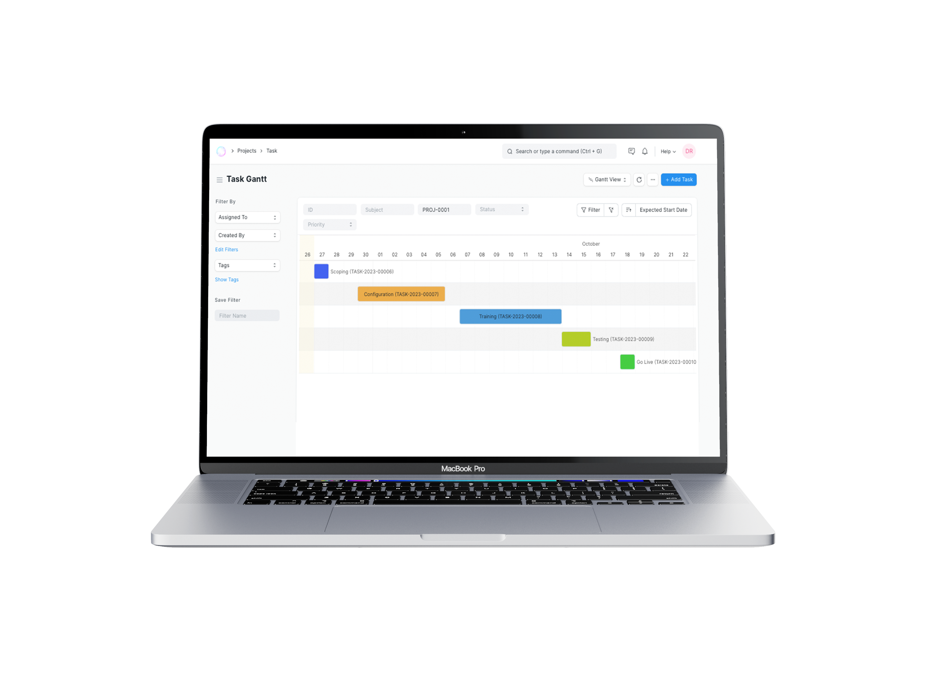 Professional Services Dashboard